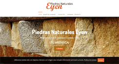 Desktop Screenshot of piedrasnaturaleseyen.com